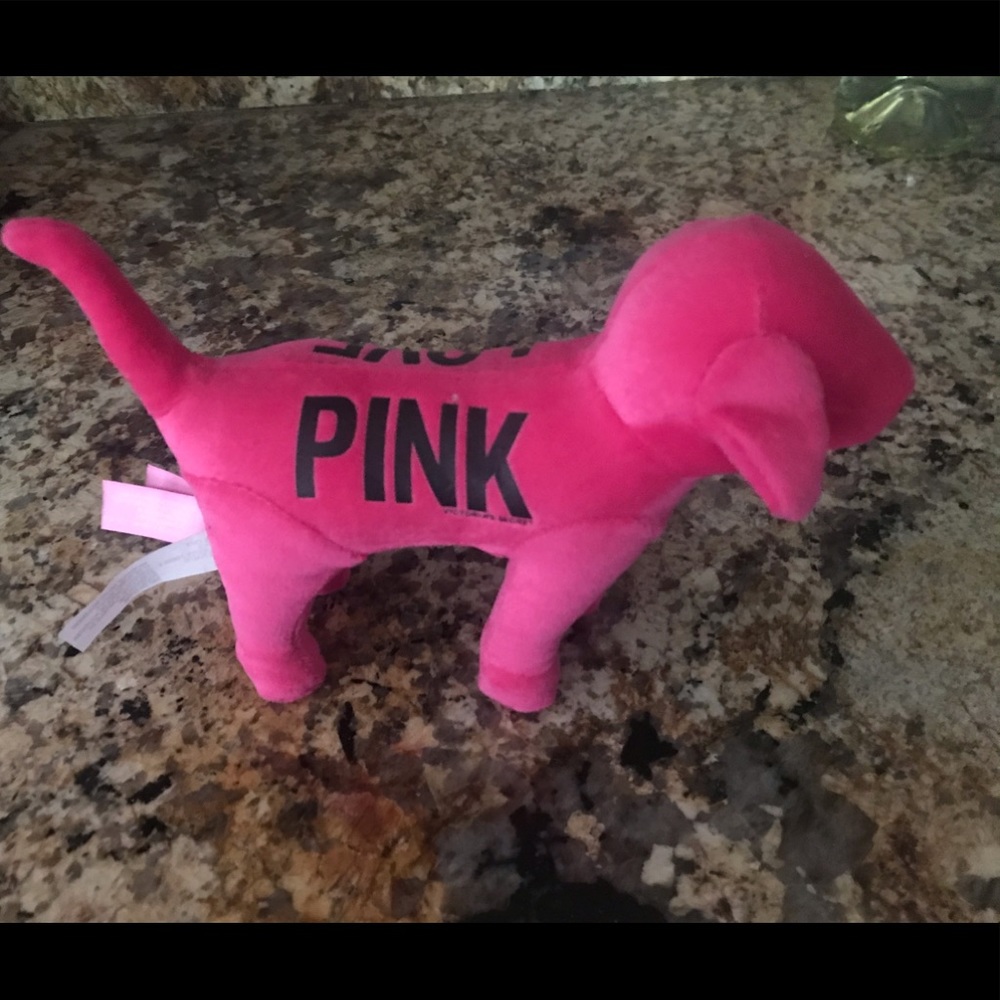 PINK stuffed doggie